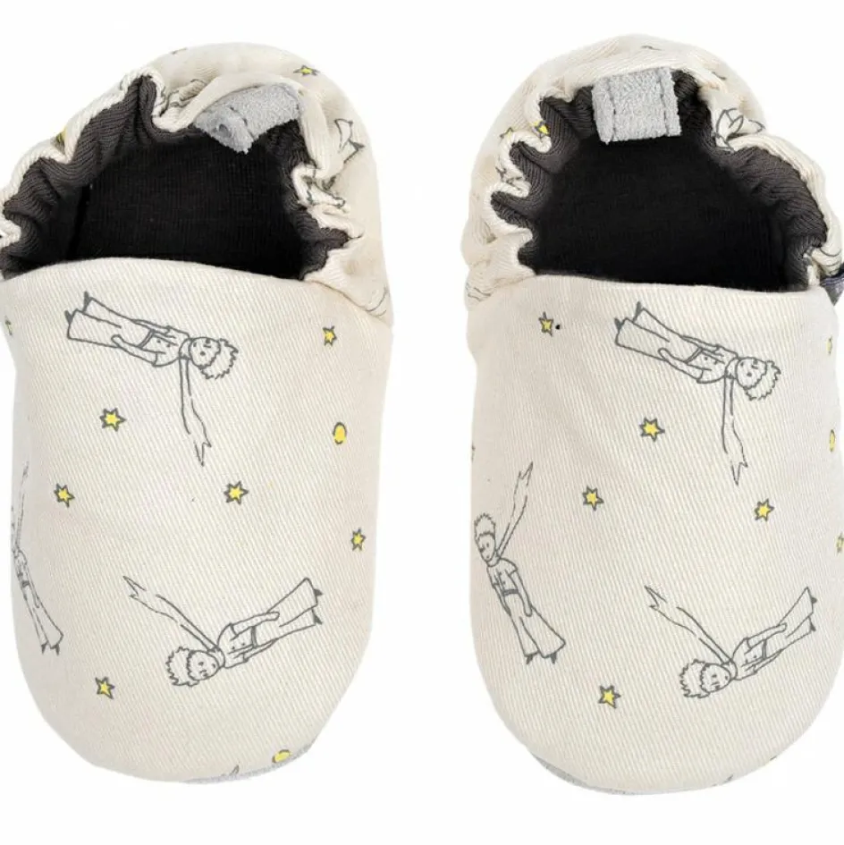 Discount Petit Jour Paris Chaussons en coton et cuir Le Petit Prince (6-12 mois)