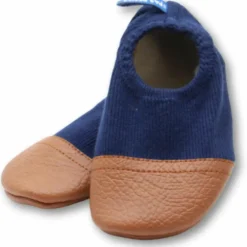 Chaussons Les Petits Jerseys Bleu Profond (pointures 21-23)|Les Pas Petits Hot