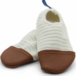 Discount Les Pas Petits Chaussons Les Petits Velours Ivoire (pointures 18-20)