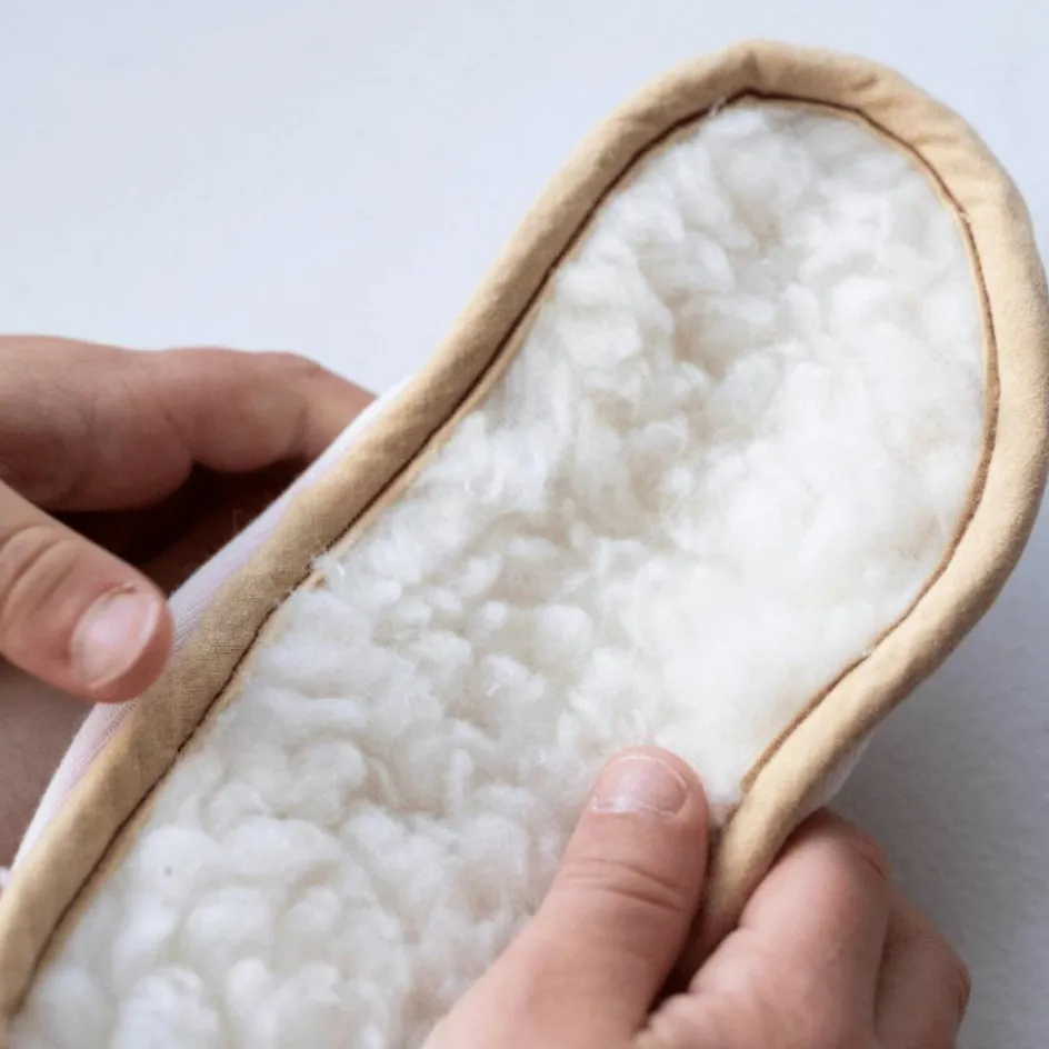 Chaussons Les Petits Velours Noisettes (pointures 21-23)|Les Pas Petits