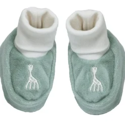 Chaussons Sophie la girafe Olive (1-3 mois)|Trois Kilos Sept Clearance