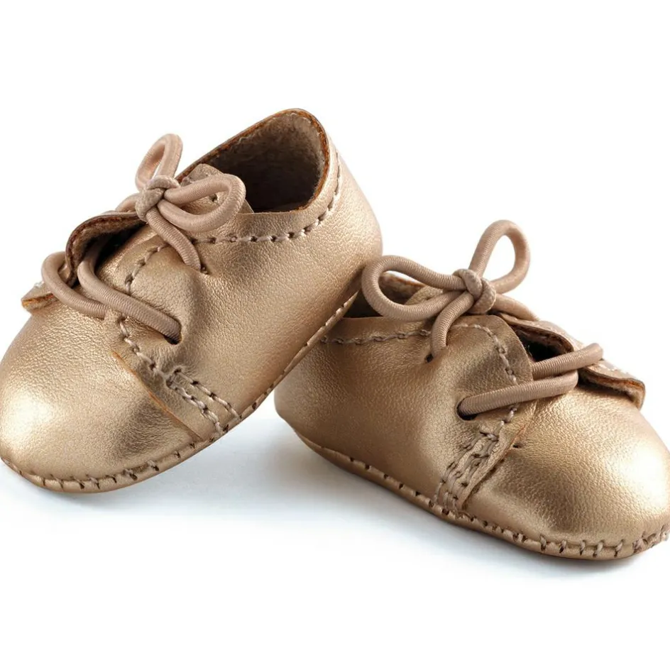 Chaussures Pomea dorées pour poupée|Djeco Online