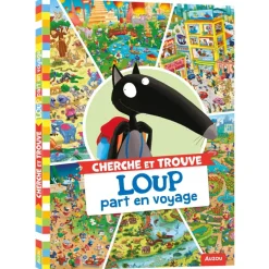 Auzou Editions Cherche & Trouve Loup part en voyage