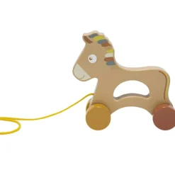 Trois Kilos Sept Cheval en bois à tirer