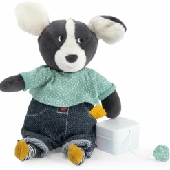 Clearance Moulin Roty Chien Puce musical Puce et Pilou (27 cm)