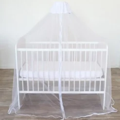 Outlet Domiva Ciel de lit moustiquaire + flèche sur socle pour lit