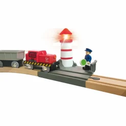 Hot Hape Circuit de train de cargaison avec port maritime
