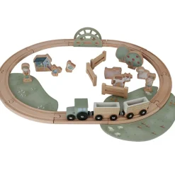Circuit de train en bois Little Farm|Little Dutch Online
