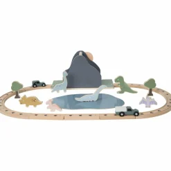 Hot Jabadabado Circuit voiture en bois Dino