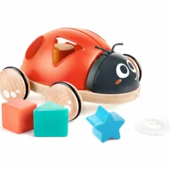 New Hape Coccinelle à tirer trieuse de formes