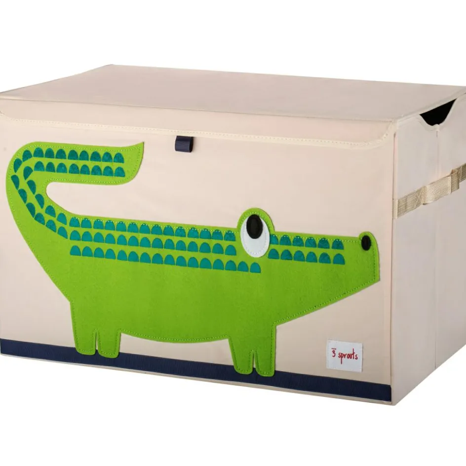 Coffre à jouets Crocodile|3 sprouts Sale