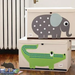 Coffre à jouets Crocodile|3 sprouts Sale