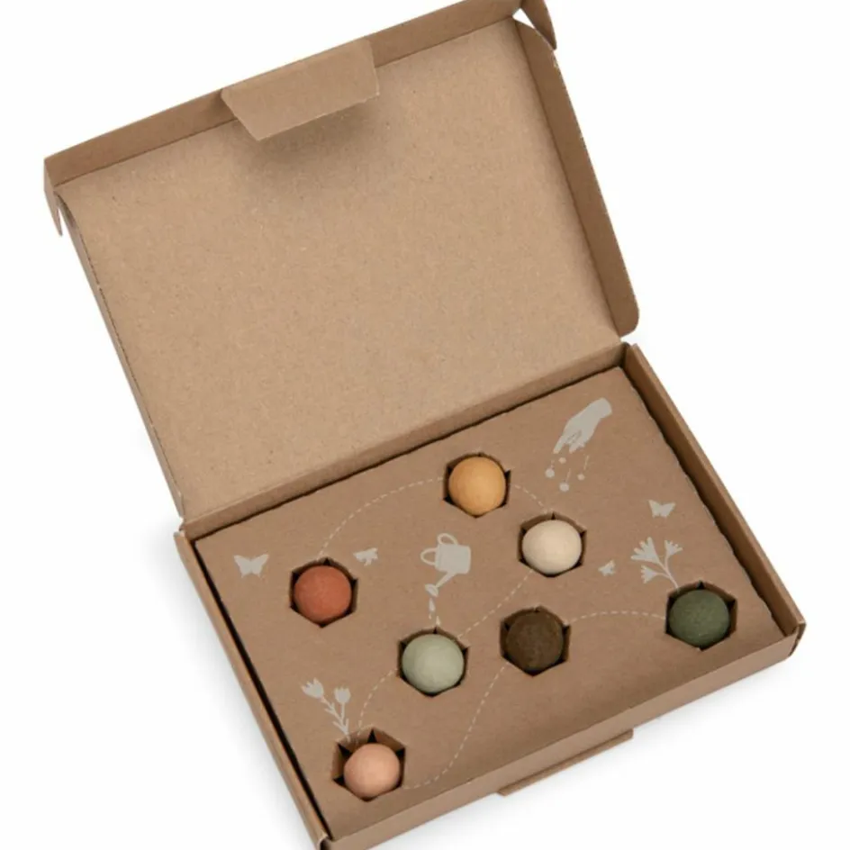 Outlet Moulin Roty Coffret 7 bombes à graines Le jardin du Moulin