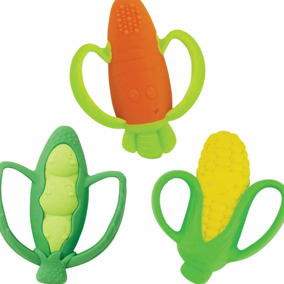 Coffret anneaux de dentition silicone Légumes|Infantino Hot