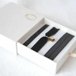 Coffret bracelets Noir (personnalisable)|Mon Petit Poids Clearance