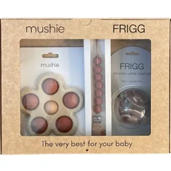 Coffret cadeau de naissance Girl (3 pièces)|Mushie Online