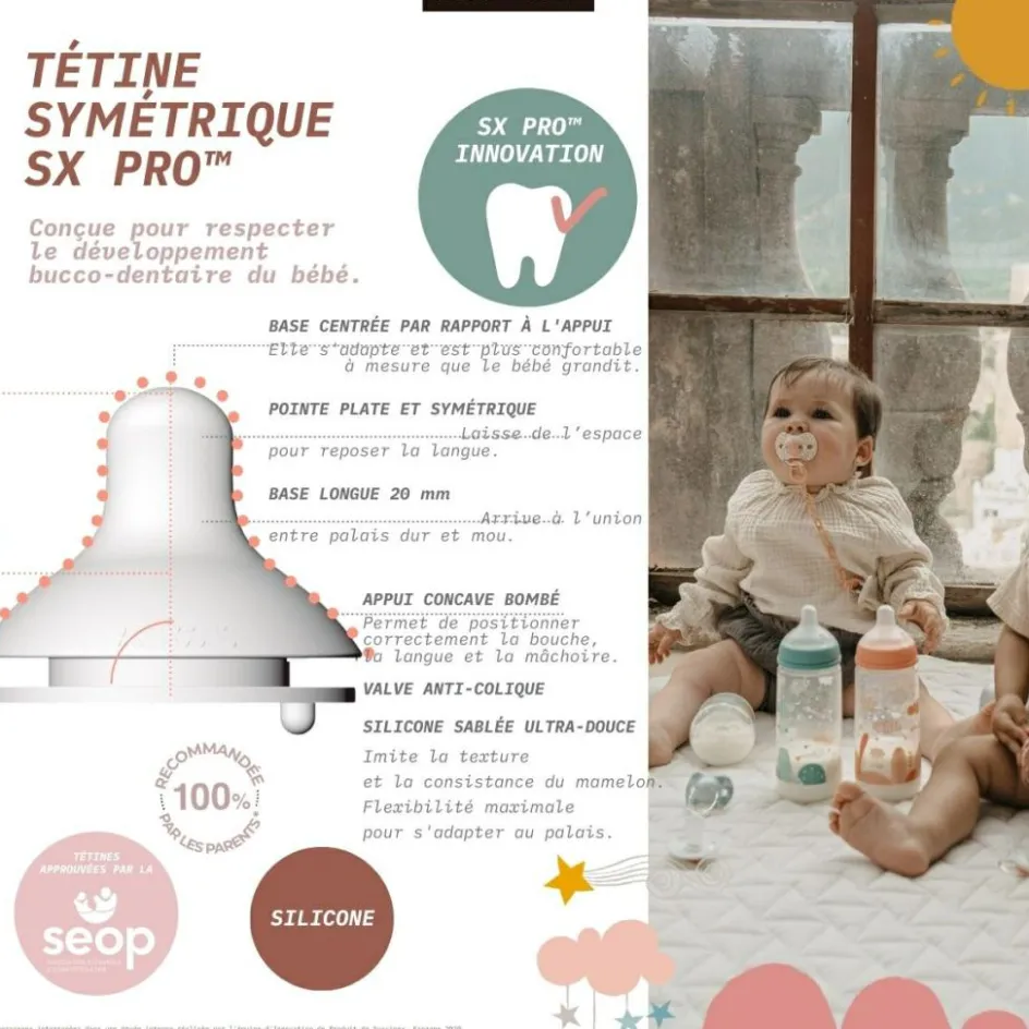 Sale Suavinex Coffret cadeau de naissance Dreams rose (3 pièces)