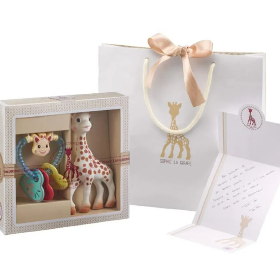 Sophie la girafe Coffret cadeau hochet coeur Sophiesticated