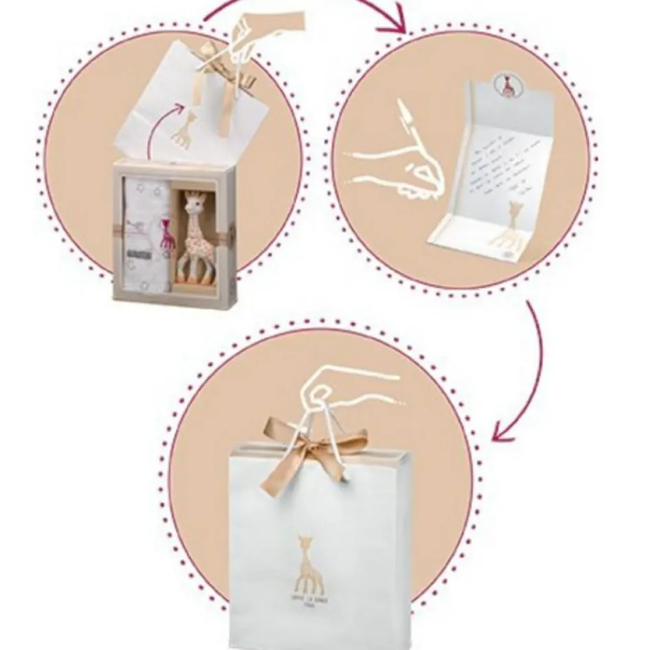 Sophie la girafe Coffret cadeau hochet coeur Sophiesticated