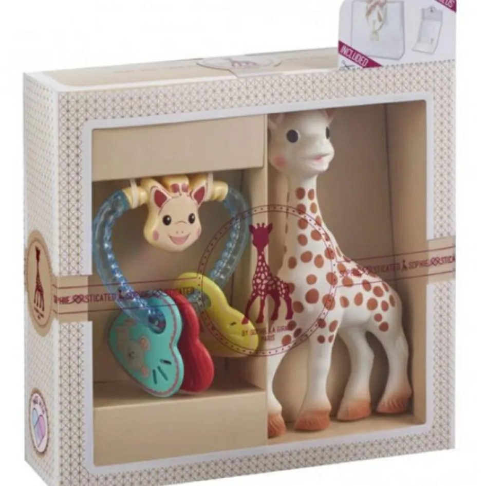 Sophie la girafe Coffret cadeau hochet coeur Sophiesticated
