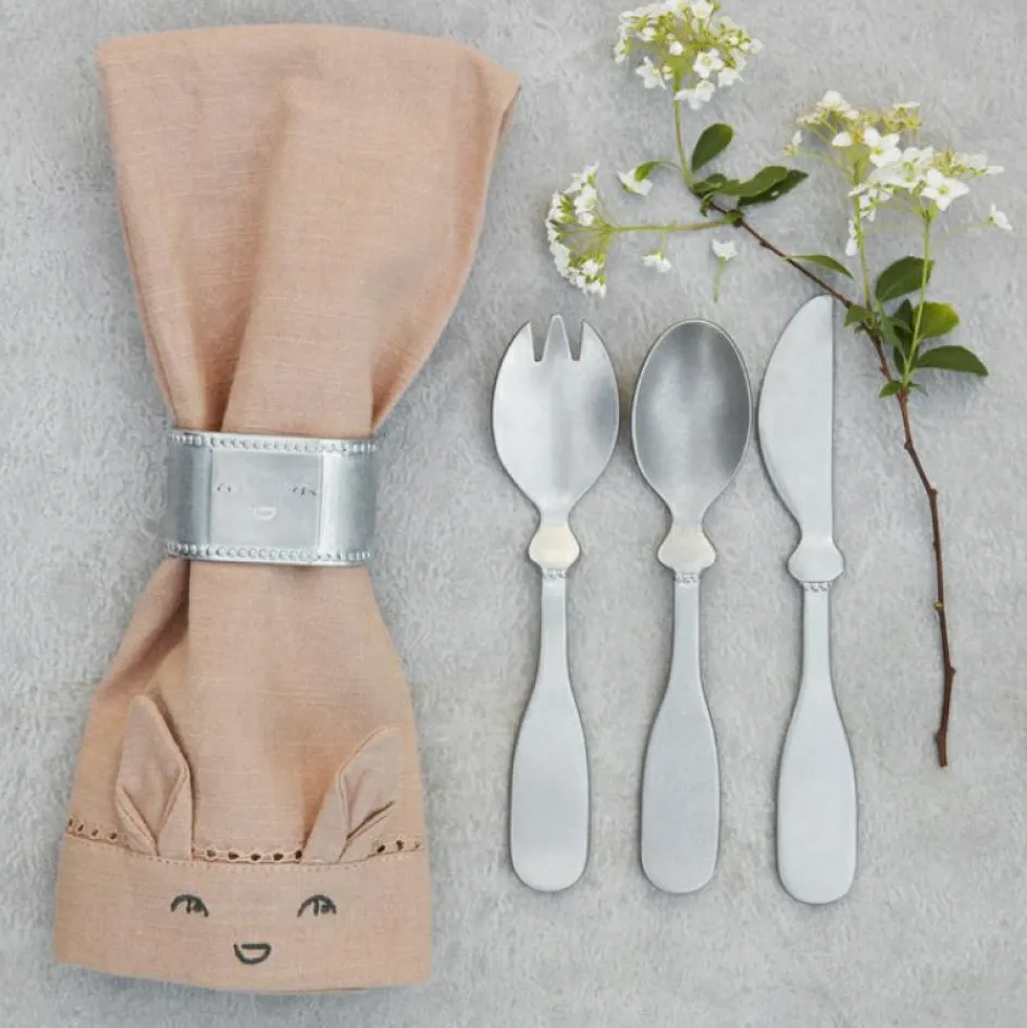 Coffret couverts Antique silver en inox (3 pièces)|Elodie Details Sale