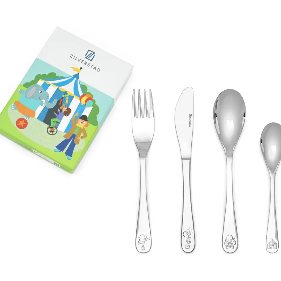 Best Zilverstad Coffret couverts Cirque personnalisable (4 pièces)