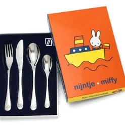 Best Zilverstad Coffret couverts en acier Miffy véhicules personnalisable (4 pièces)