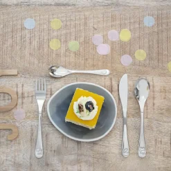 Outlet Zilverstad Coffret couverts en acier Animaux personnalisable (4 pièces)