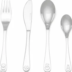 Coffret couverts enfant Miffy amis personnalisable (4 pièces)|Zilverstad Clearance