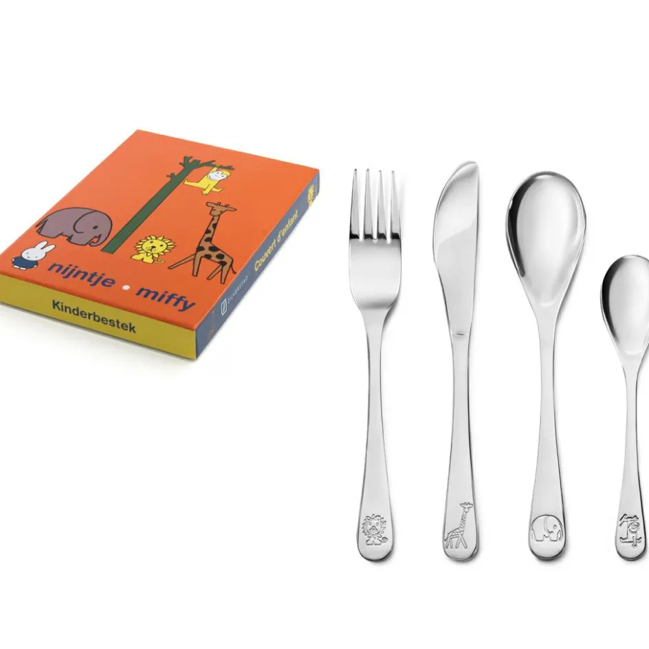 Online Zilverstad Coffret couverts Miffy Safari personnalisable (4 pièces)