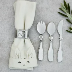 Coffret couverts Silver en inox (3 pièces)|Elodie Details Discount