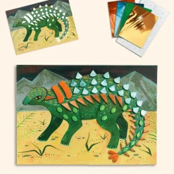 Coffret créatif 6 activités Dino box|Djeco Sale