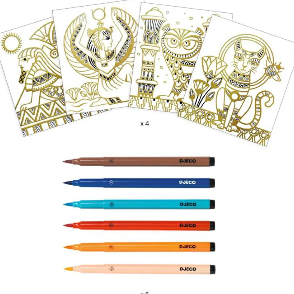 Coffret créatif Artistic Color Egypte|Djeco Best