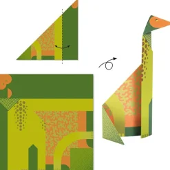 Discount Djeco Coffret créatif Origami Dinosaures