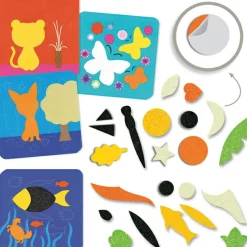 Best Djeco Coffret créatif Tableaux de feutrine Sweet Nature