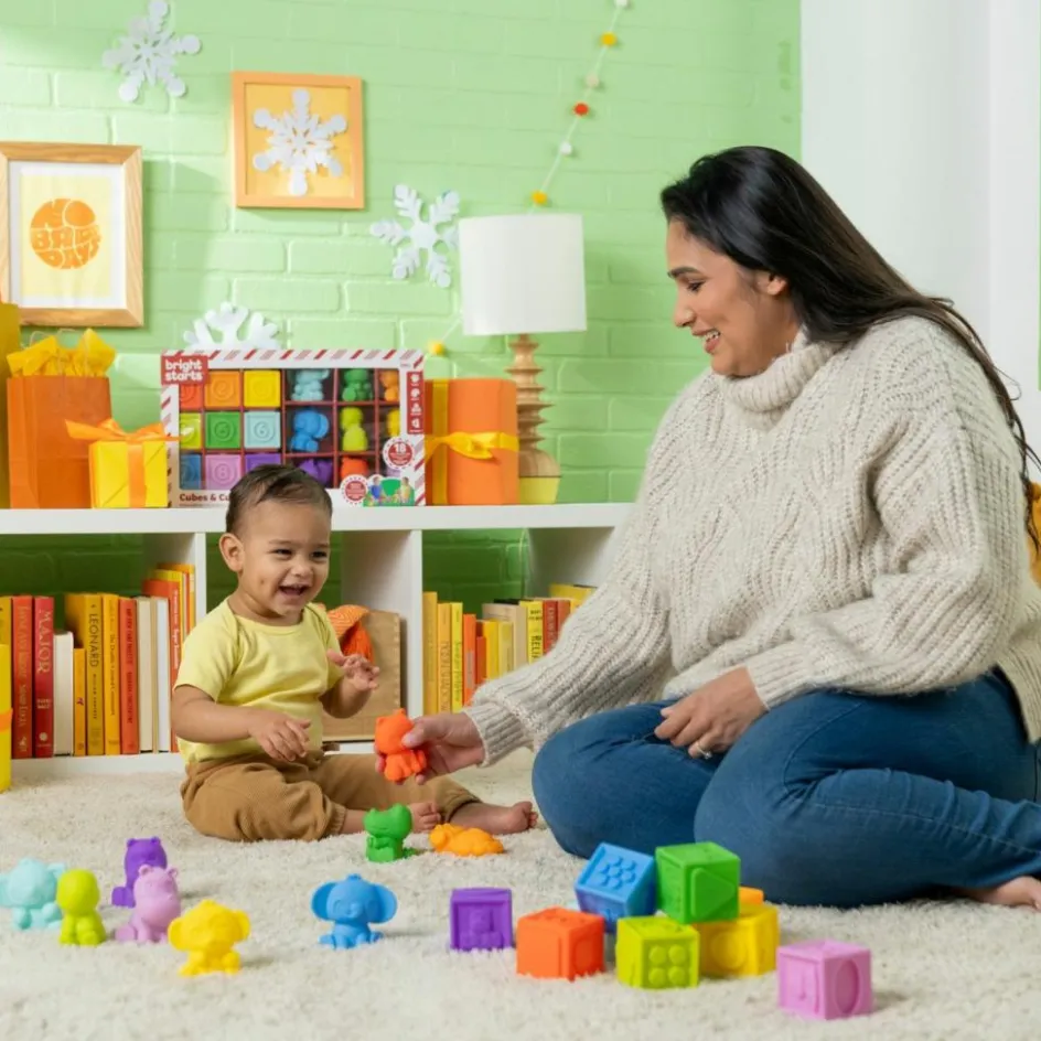 Coffret Cube et animaux (18 pièces)|Bright Starts Clearance