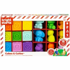 Coffret Cube et animaux (18 pièces)|Bright Starts Clearance