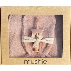 New Mushie Coffret de bain Blush (3 pièces)