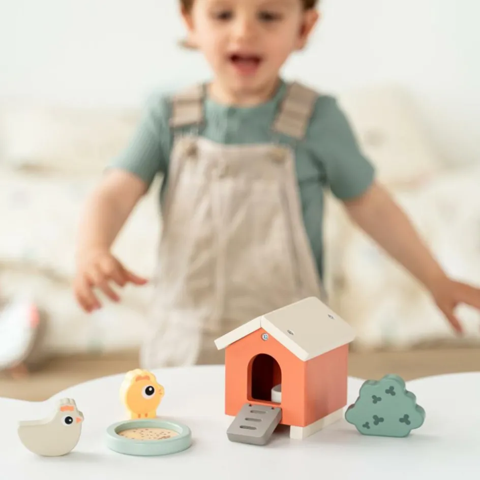 Outlet Done by Deer Coffret de jeu Tiny farm Clucky