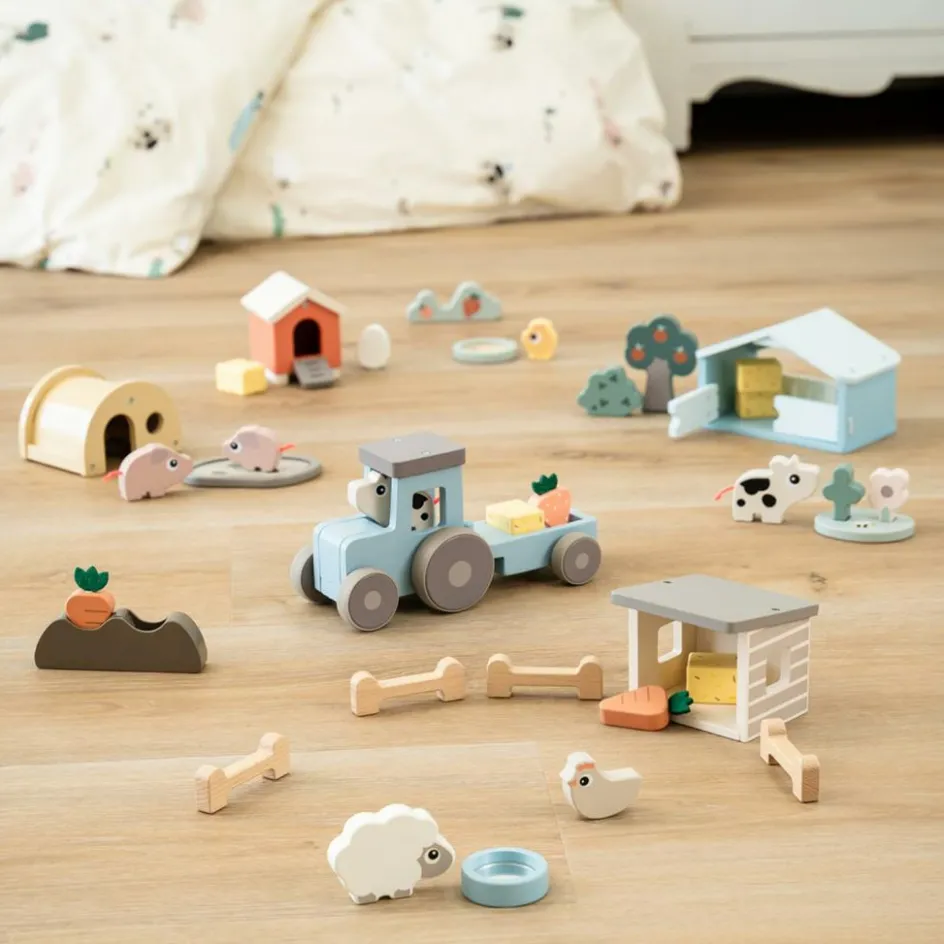 Outlet Done by Deer Coffret de jeu Tiny farm Clucky
