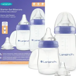 Lansinoh Coffret de naissance biberons et tétines Natural Wave®