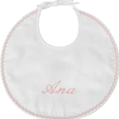 Online ANVIE Coffret de naissance cadre + bavoir rose (personnalisable)