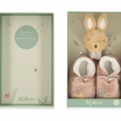 Coffret de naissance chaussons et bracelet sonore Lapin|Kaloo New