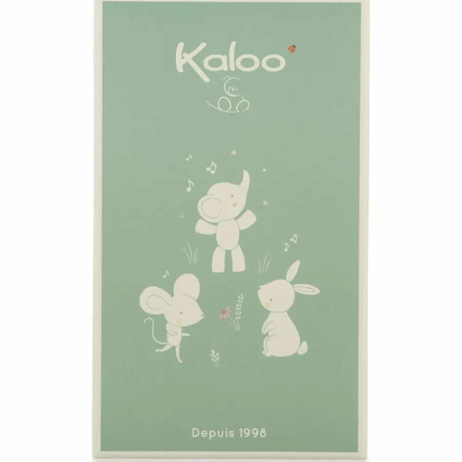 Hot Kaloo Coffret de naissance chaussons et bracelet sonore Eléphant