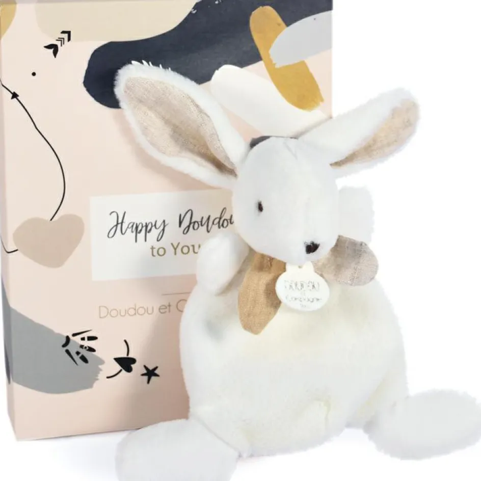 Sale Doudou et Compagnie Coffret doudou Lapin Happy Wild