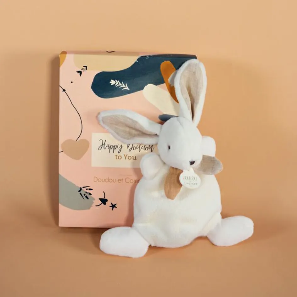 Sale Doudou et Compagnie Coffret doudou Lapin Happy Wild