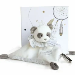 Coffret doudou plat Panda Attrape-rêves|Doudou et Compagnie Discount