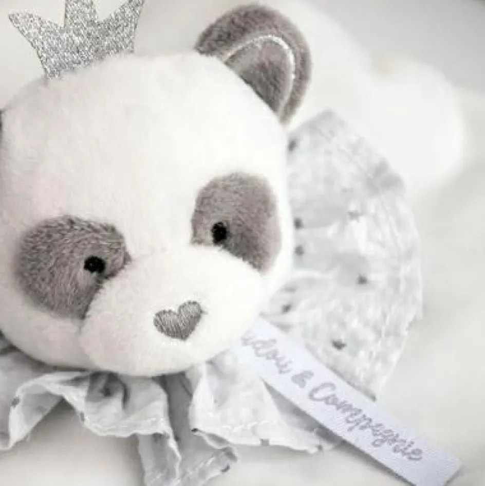 Coffret doudou plat Panda Attrape-rêves|Doudou et Compagnie Discount