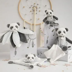 Coffret doudou plat Panda Attrape-rêves|Doudou et Compagnie Discount