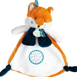 Outlet Doudou et Compagnie Coffret doudou plat Tiwipi renard (23 cm)